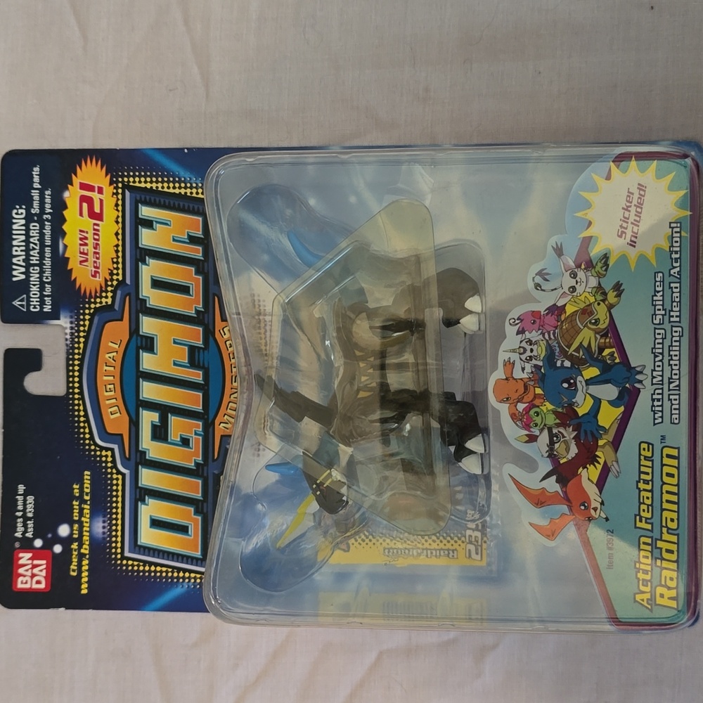 Digimon Season 2 Raidramon Action Feature figure
